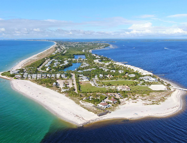 A barrier island community with beaches and canals near Fort Myers, the coastal exposure 3A Allied Insurance covers with Lee County Insurance.