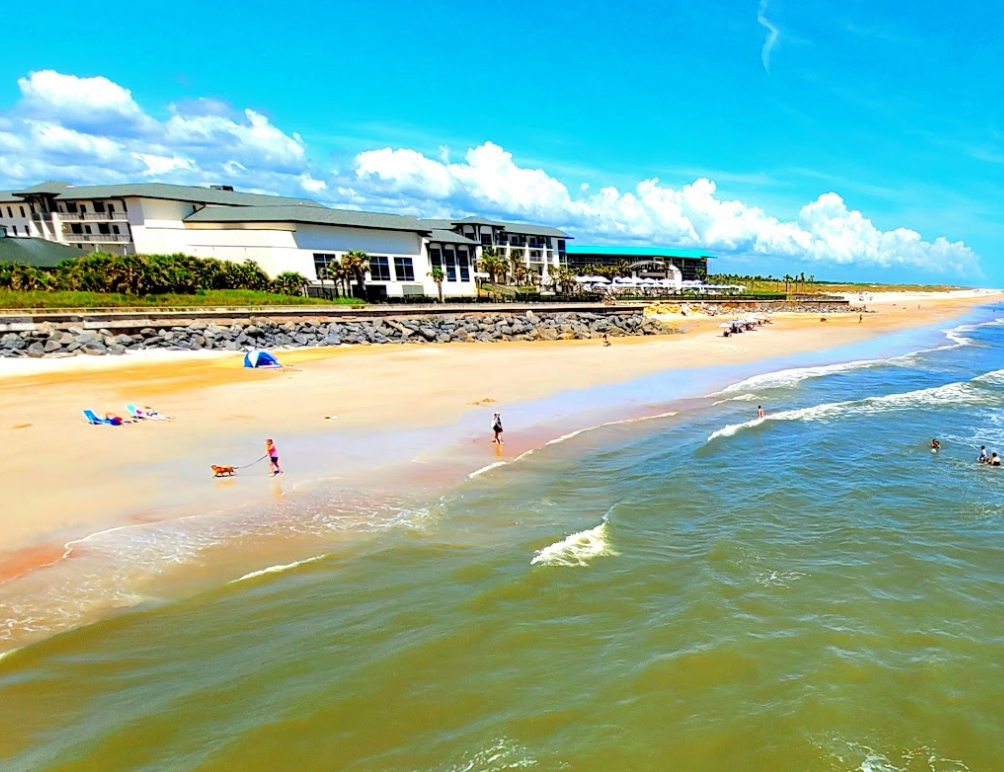 A St. Augustine beachside resort and shoreline, the coastal and high-value homes 3A Allied Insurance protects with St. Johns County Insurance.
